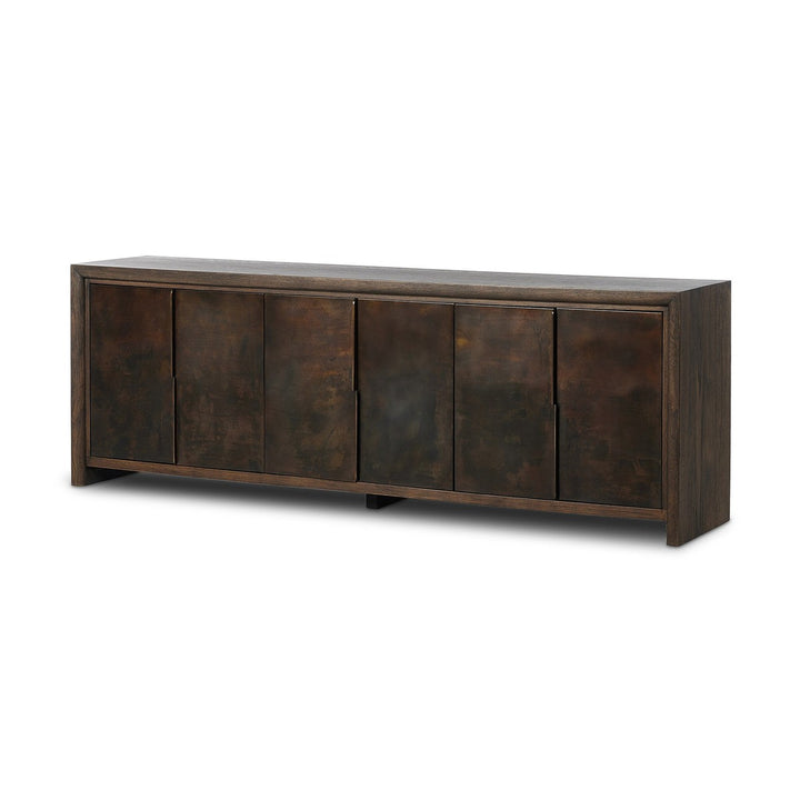 Anderson 6 Door Sideboard - Espresso Oak - Dark Brown