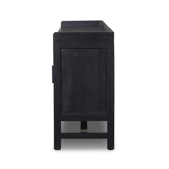 Harmony Sideboard - Black Wash Mango W/ Black Cane - 96"