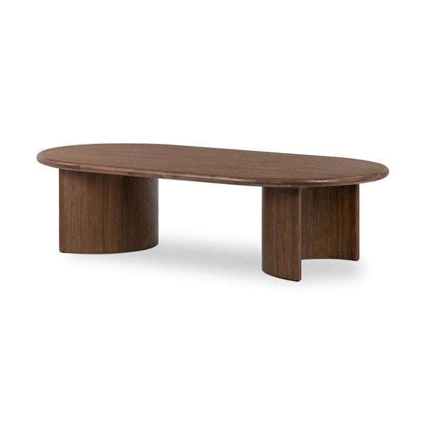 Paden Coffee Table-Four Hands-FH-236151-001-Coffee TablesSeasoned Brown Acacia-65"-7-France and Son