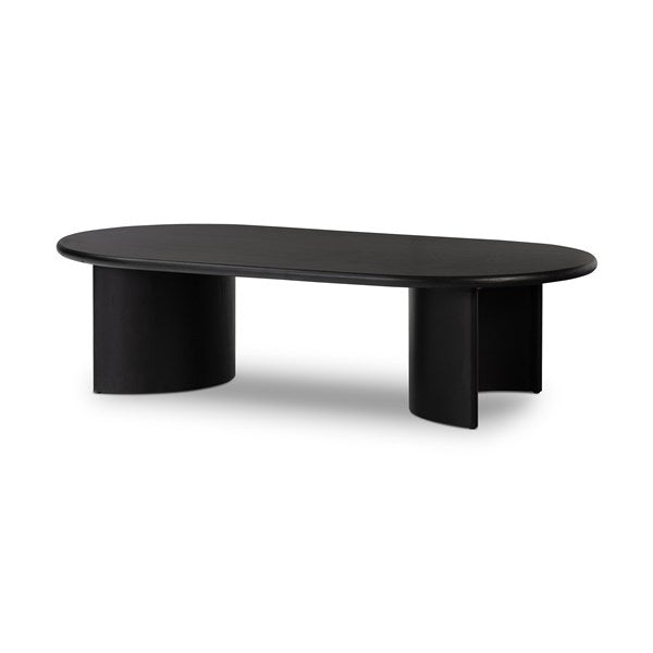 Paden Coffee Table-Four Hands-FH-236151-002-Coffee TablesAged Black Acacia-65"-8-France and Son
