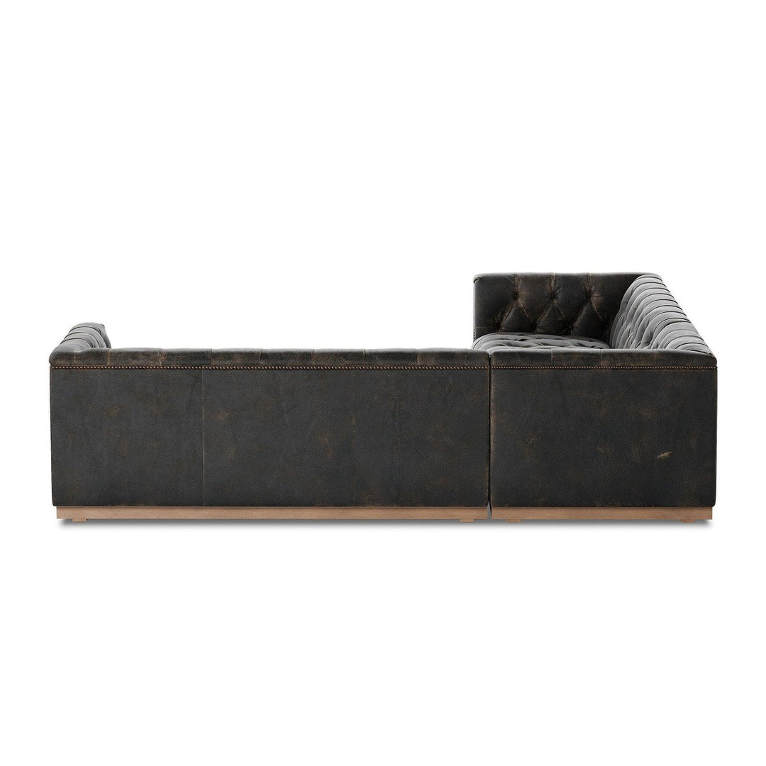 Larkin 3-Piece Sectional - Destroyed Black - 101"