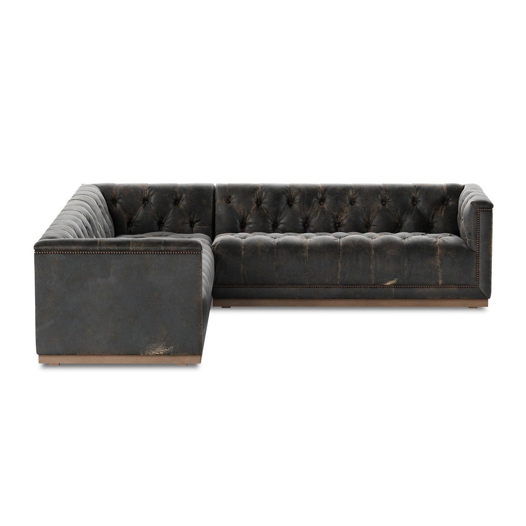 Larkin 3-Piece Sectional - Destroyed Black - 101"