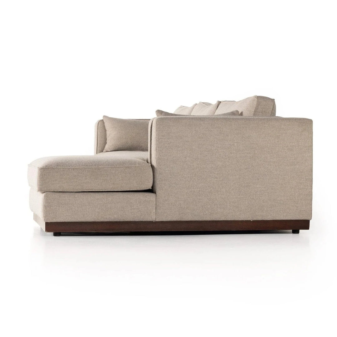 Lawrence 2pc RAF Sectional - Nova Taupe