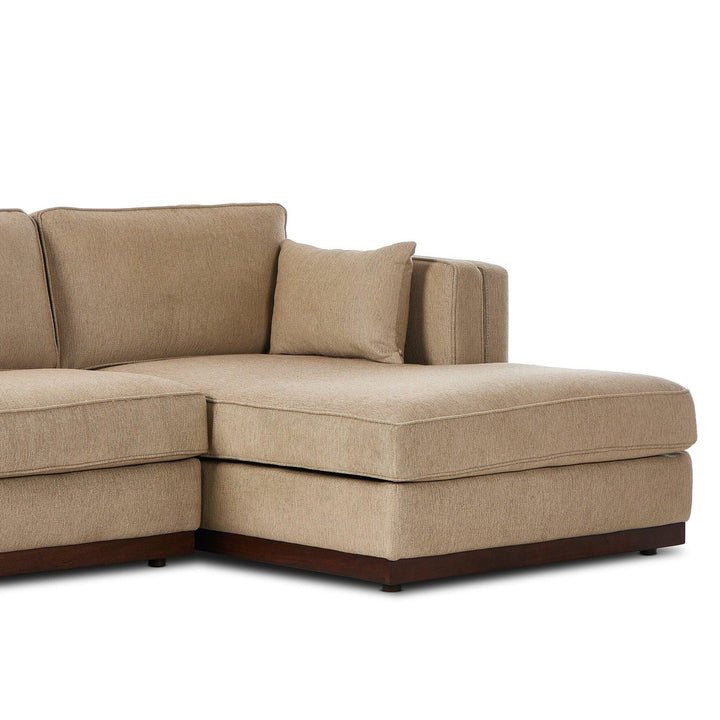 Emmett 2-Piece RAF Sectional W/ Chaise - Quenton Pebble