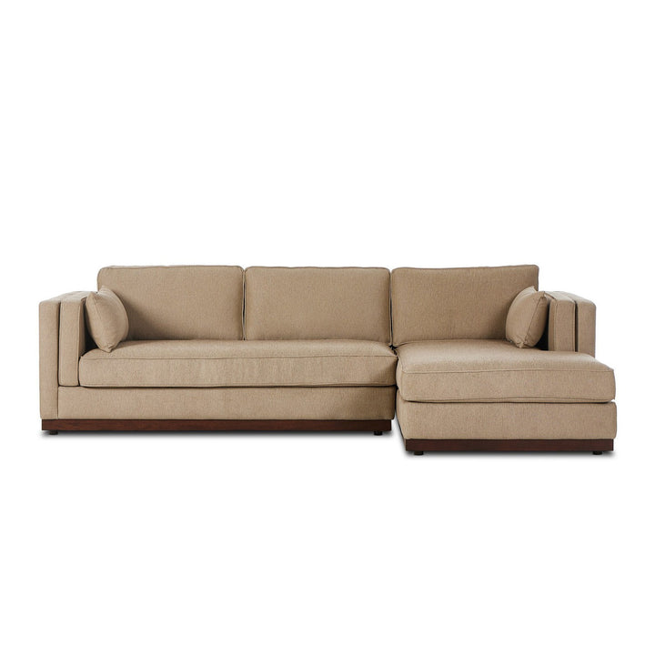 Emmett 2-Piece RAF Sectional W/ Chaise - Quenton Pebble