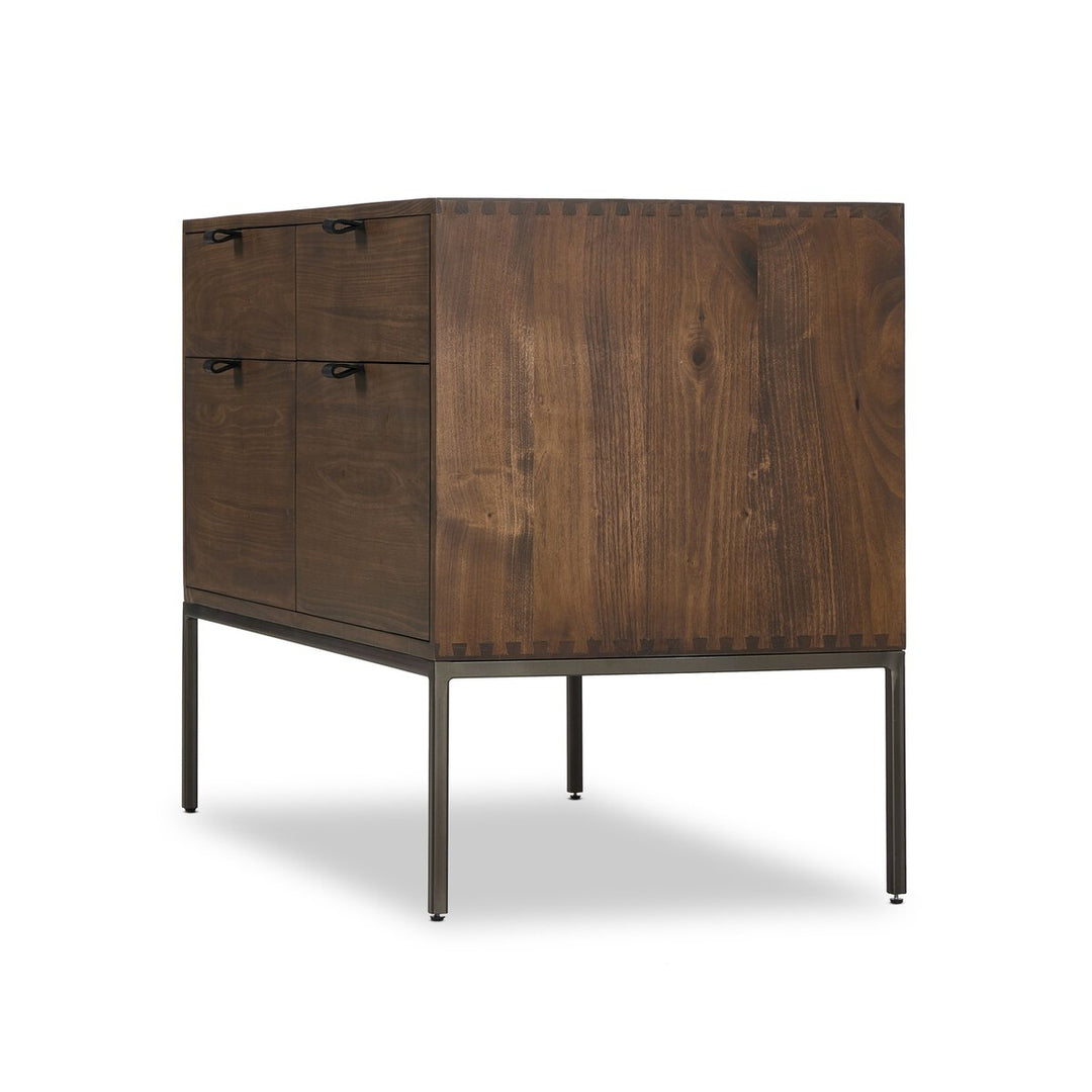 Troy Modular Wide Filing Cabinet - Auburn Poplar