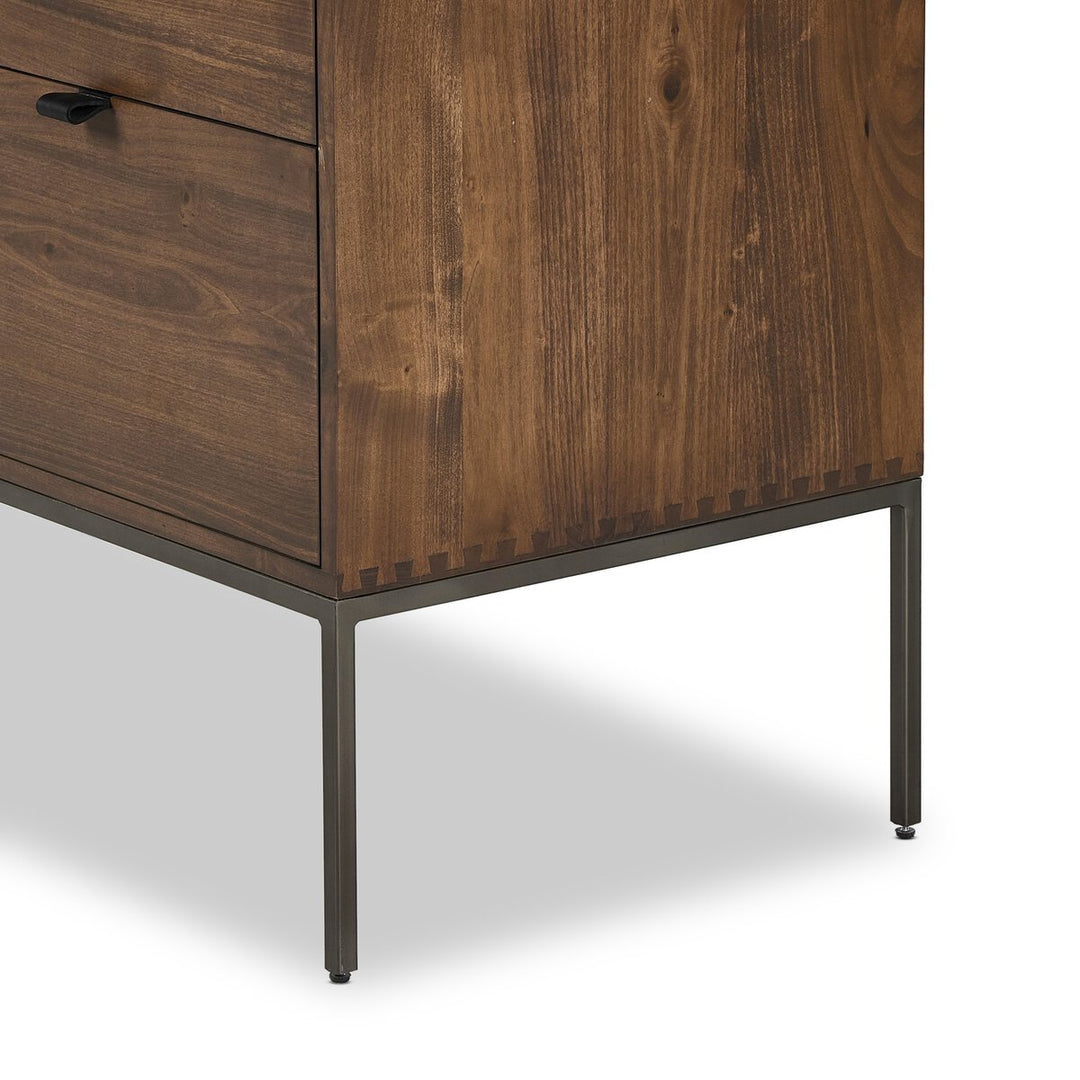 Troy Modular Wide Filing Cabinet - Auburn Poplar