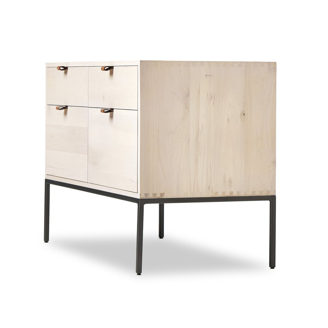 Troy Modular Wide Filing Cabinet - Dove Poplar