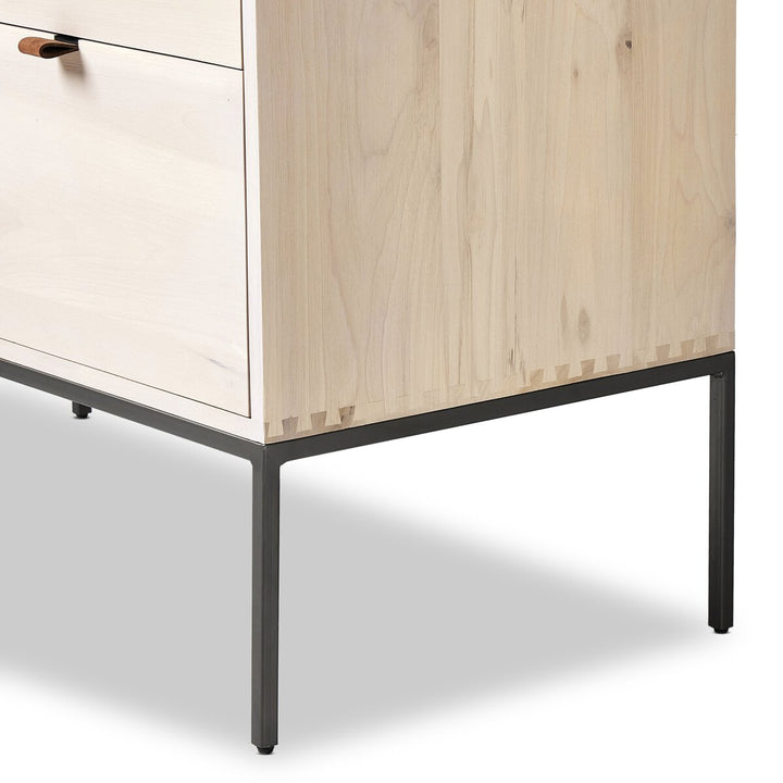 Troy Modular Wide Filing Cabinet - Dove Poplar