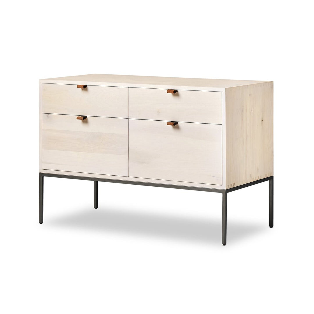 Troy Modular Wide Filing Cabinet - Dove Poplar