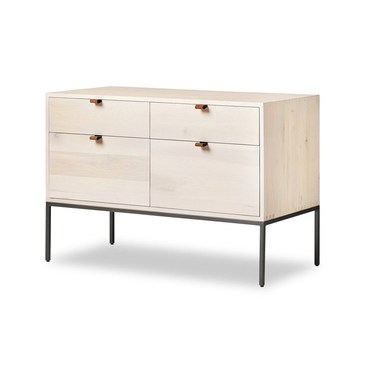 Troy Modular Wide Filing Cabinet - Dove Poplar