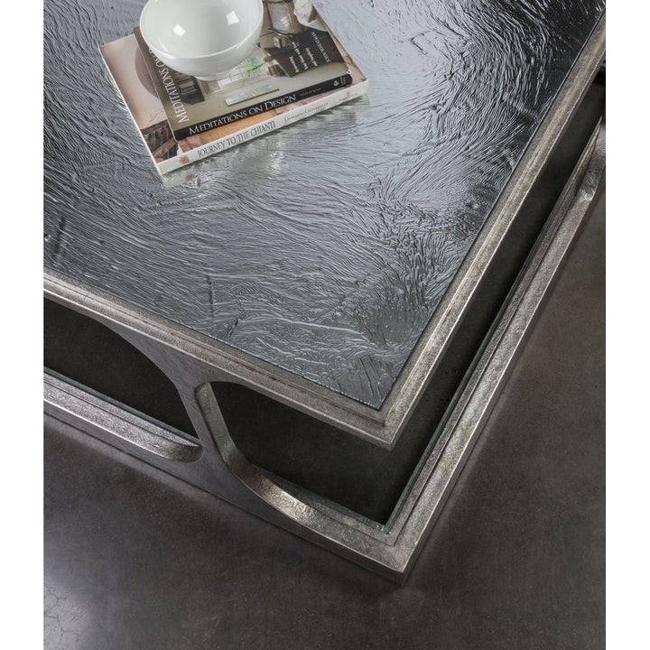 Coffee Tables Bond Street Silver Square Cocktail Table - Silver Leaf