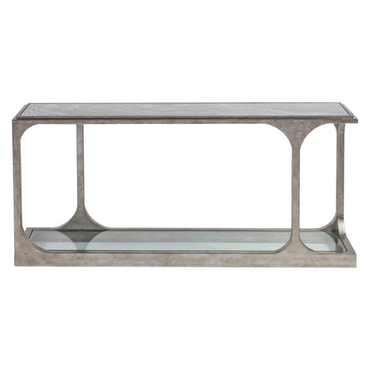 Console Tables Bond Street Silver Sofa Table - Silver Leaf