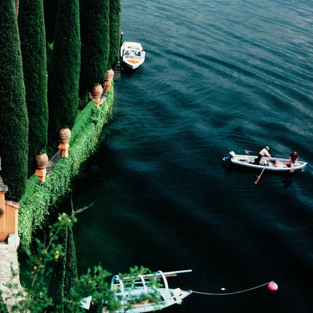 Venetian Elegance by Slim Aarons - Vertical Grain White Oak Floater