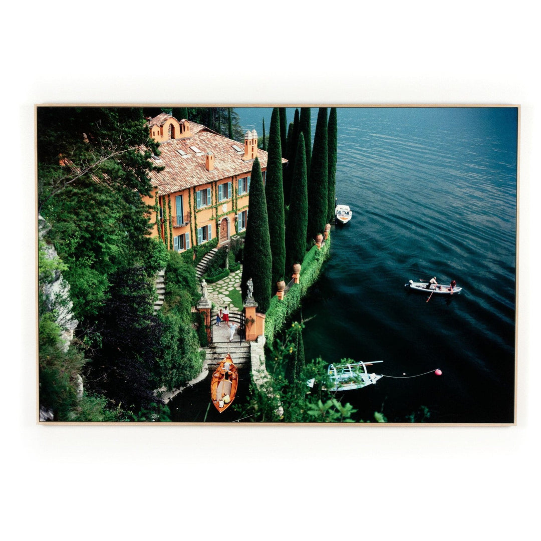 Venetian Elegance by Slim Aarons - Vertical Grain White Oak Floater