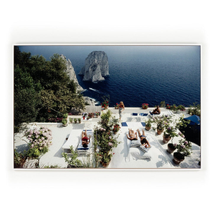 Refined Elegance by Slim Aarons - White Maple Floater