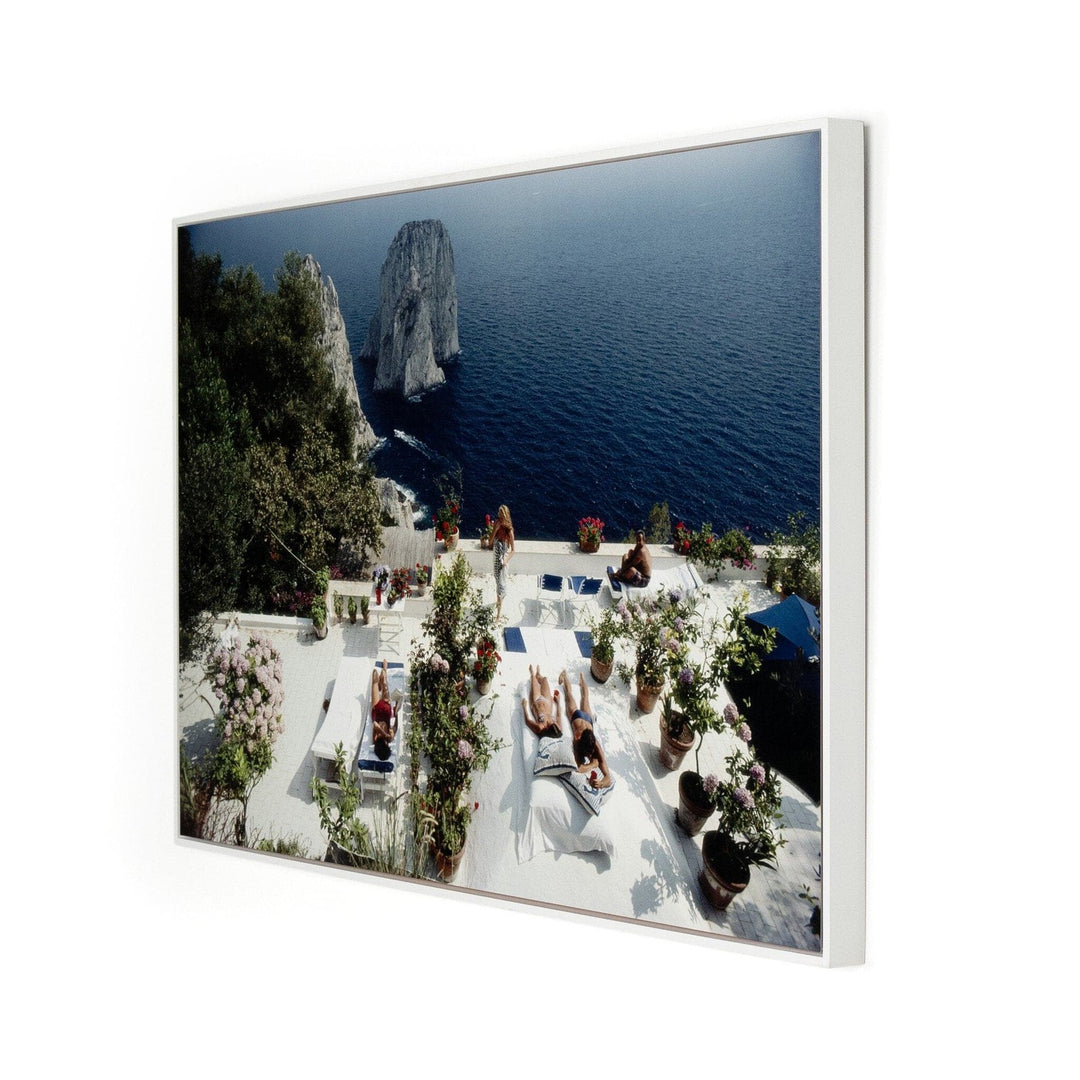 Refined Elegance by Slim Aarons - White Maple Floater