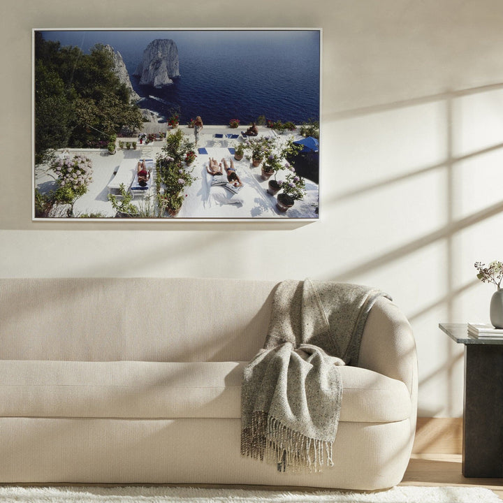 Refined Elegance by Slim Aarons - White Maple Floater