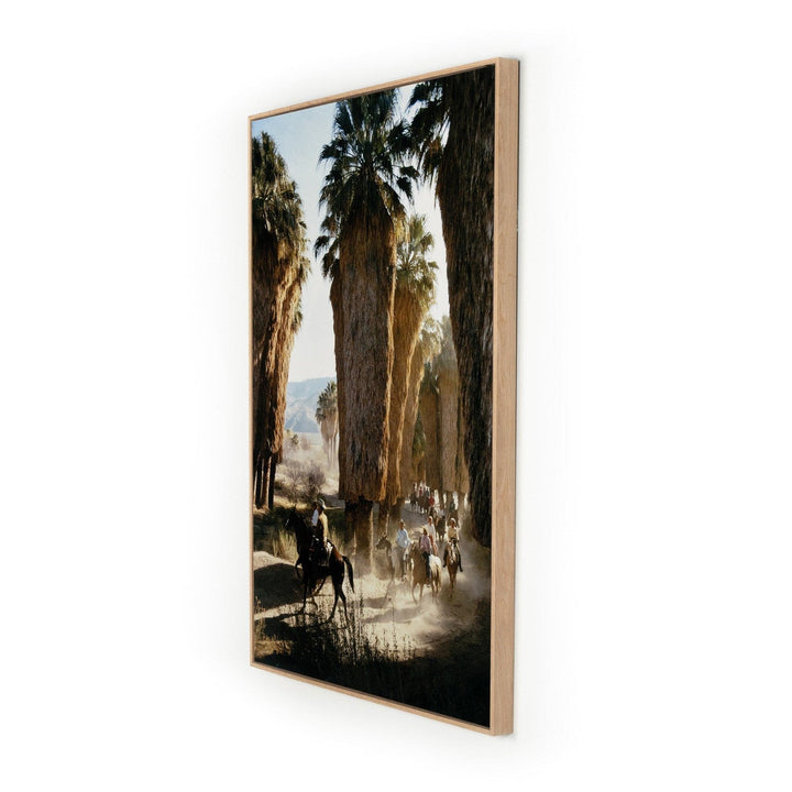 Desert Riders by Slim Aarons - Vertical Grain White Oak Floater