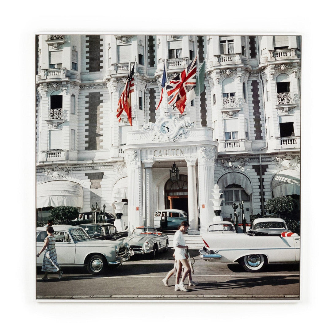 Grand Hotel by Slim Aarons - White Maple Floater