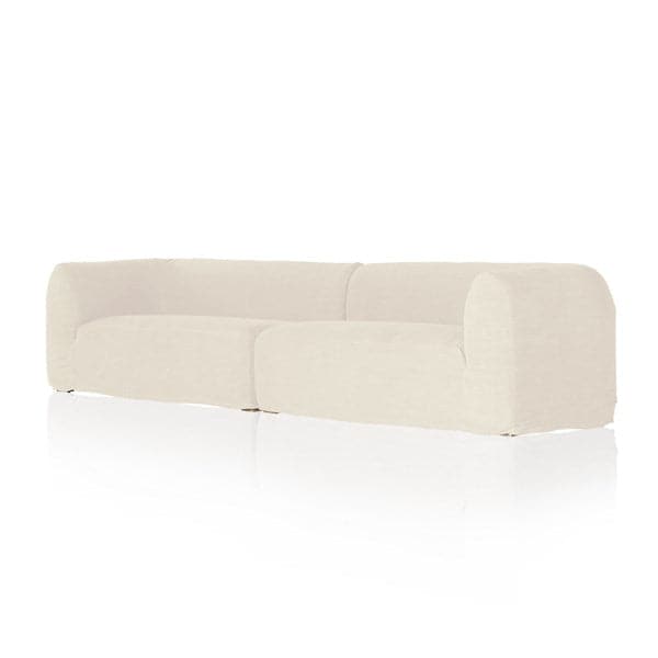 Ainsworth Slipcover Sofa-Four Hands-FH-236297-001-Sectionals2 Piece Sofa Sectional-Broadway Snow-8-France and Son