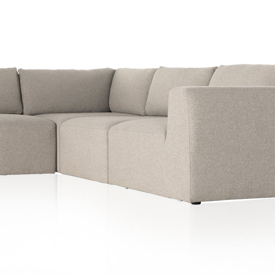 Kaylee 5-Piece Sectional - Sofa - Torrance Silver