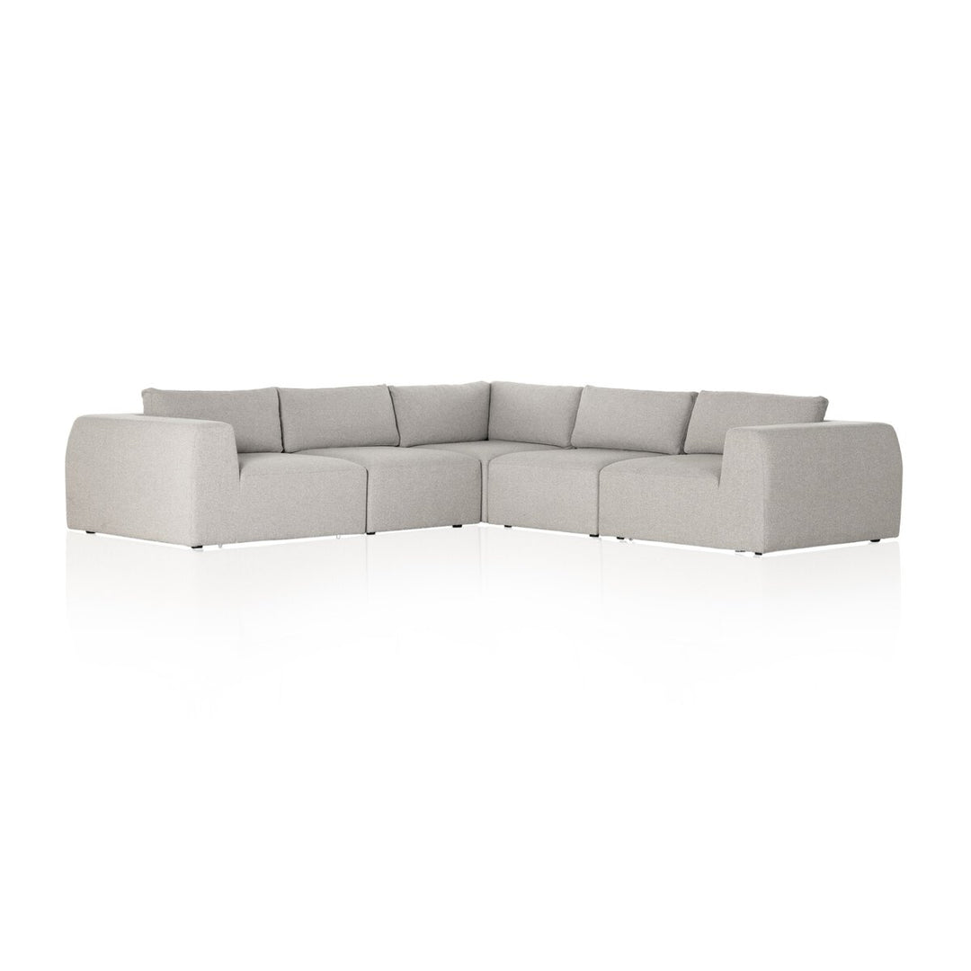 Kaylee 5-Piece Sectional - Sofa - Torrance Silver