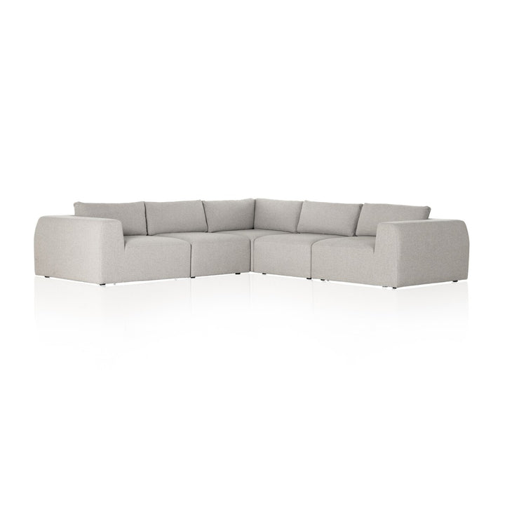 Kaylee 5-Piece Sectional - Sofa - Torrance Silver