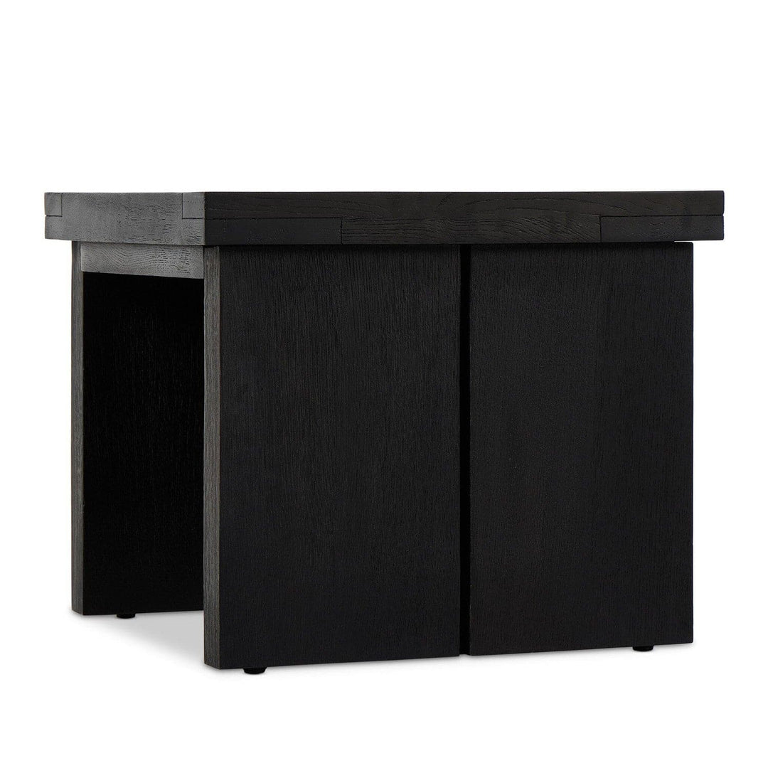 Harrison End Table - Worn Black