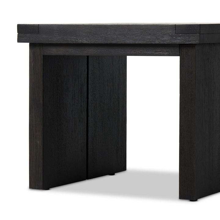 Harrison End Table - Worn Black