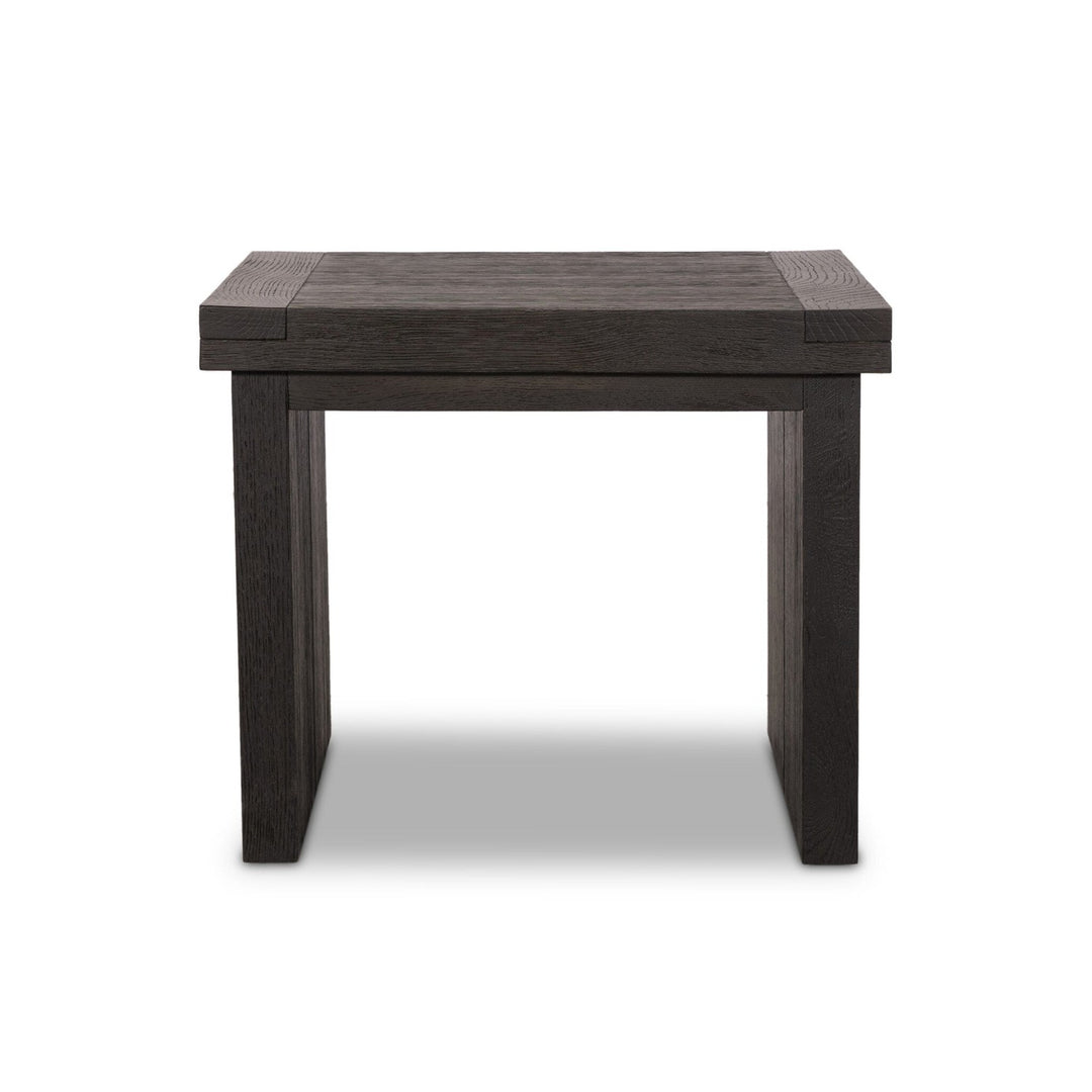 Harrison End Table - Worn Black