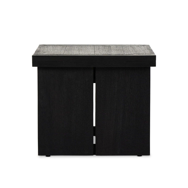 Harrison End Table - Worn Black