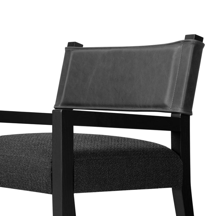 Harris Dining Armchair - Palermo Black