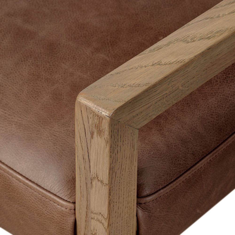 Ferris Dining Armchair: Palermo Cigar - Light Oak