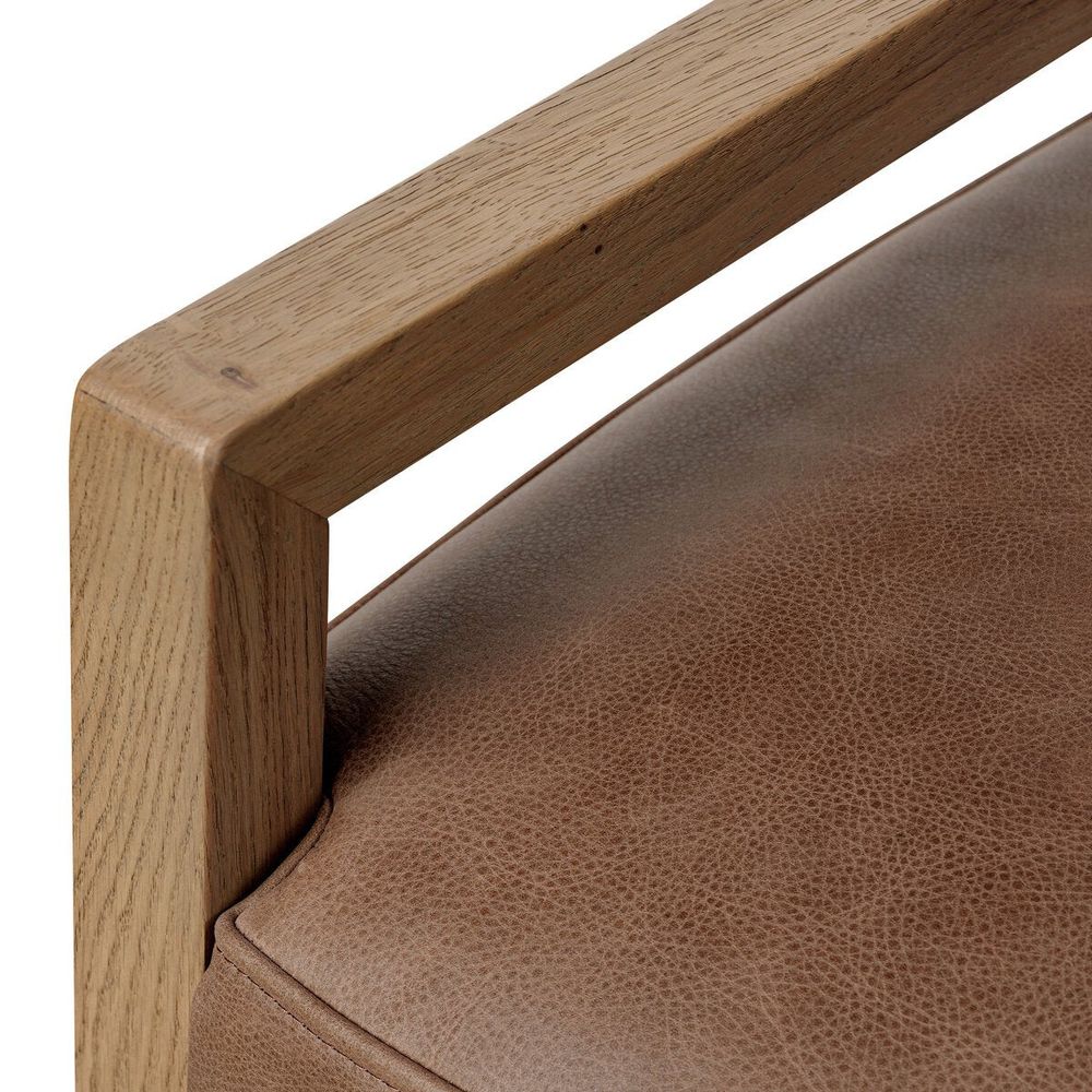 Ferris Dining Armchair: Palermo Cigar - Light Oak