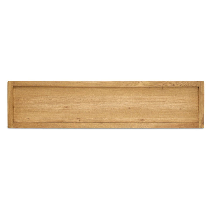 Milton Media Console - Natural Light Oak - Light Brown