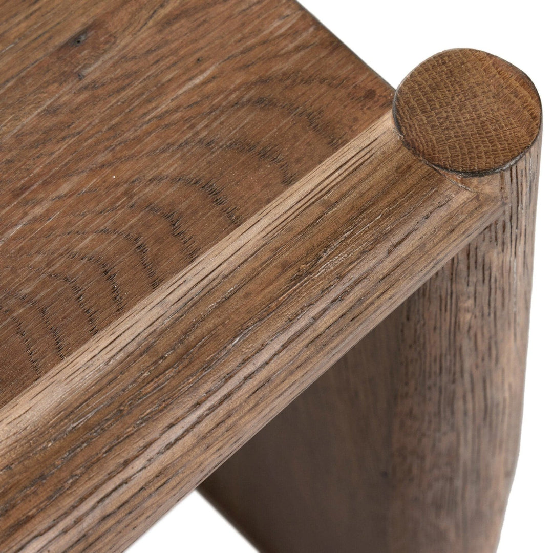 Harrison End Table - Weathered Oak