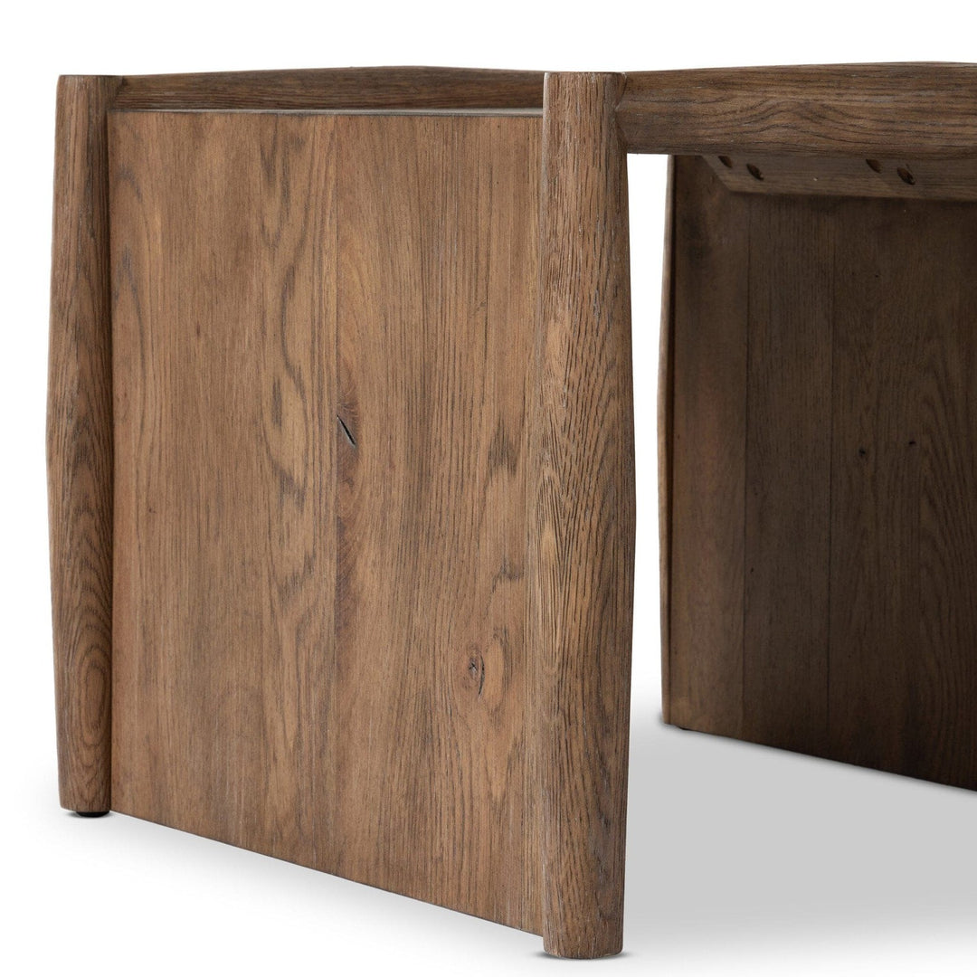 Harrison End Table - Weathered Oak