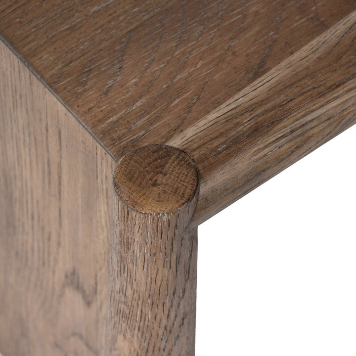 Harrison End Table - Weathered Oak