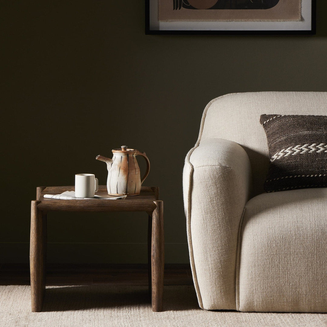 Harrison End Table - Weathered Oak