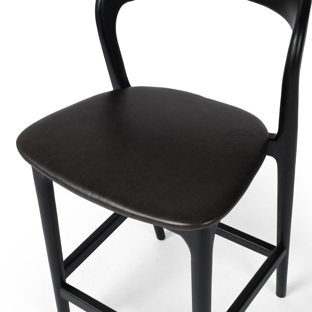 Asher Bar + Counter Stool - Counter - Sonoma Black