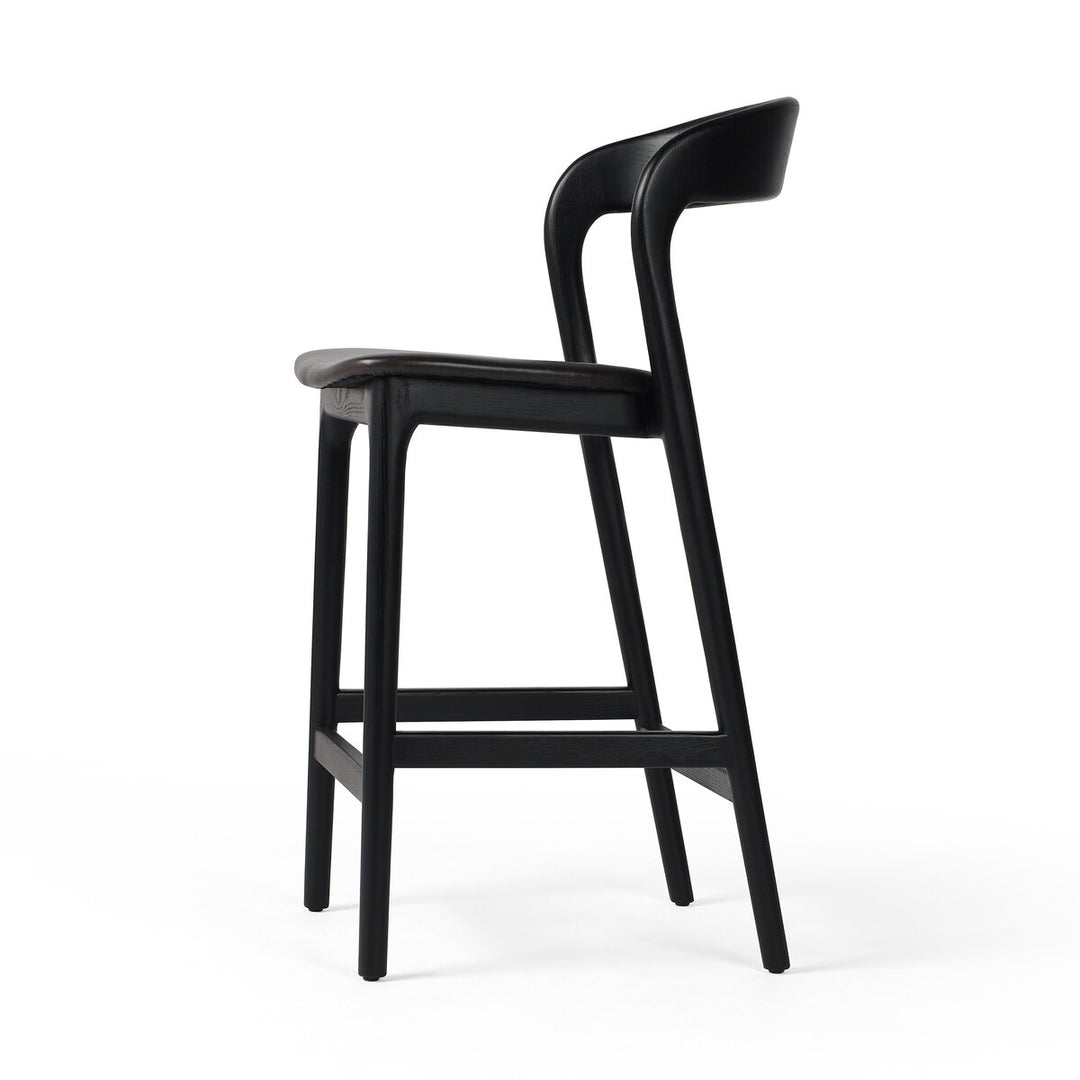 Asher Bar + Counter Stool - Counter - Sonoma Black