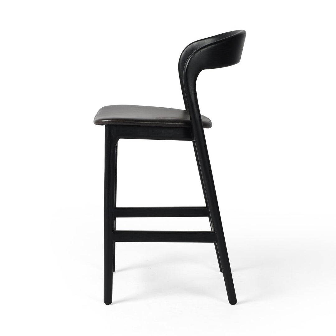 Asher Bar + Counter Stool - Counter - Sonoma Black