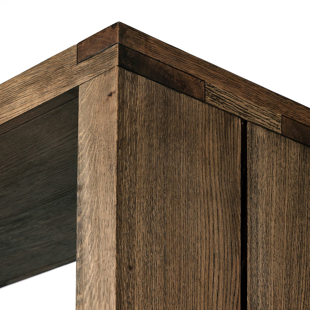 Harvey Bookshelf - Worn Oak Veneer