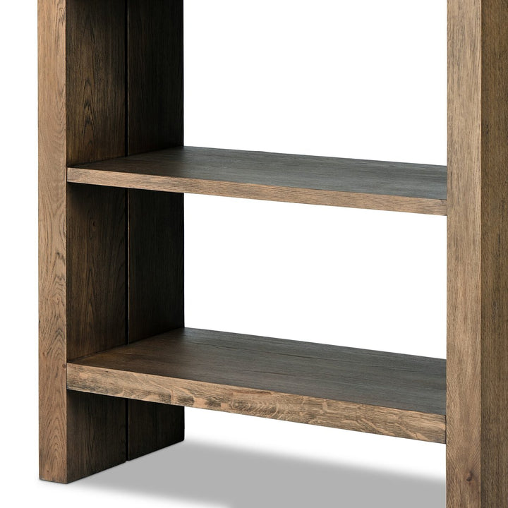 Harvey Bookshelf - Worn Oak Veneer