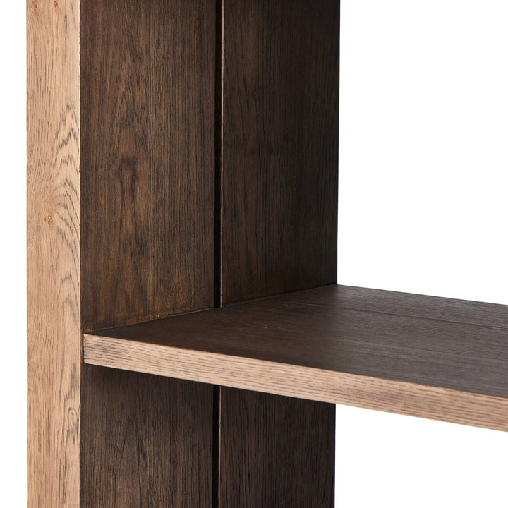 Harvey Bookshelf - Worn Oak Veneer