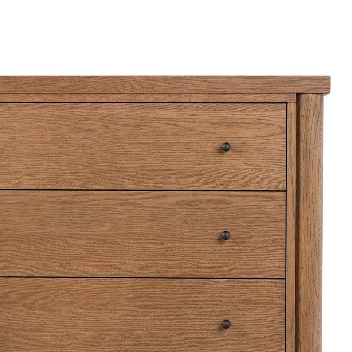 Roark 6 Drawer Dresser - Amber Oak Veneer-Four Hands-FH-236440-001-Dressers-3-France and Son