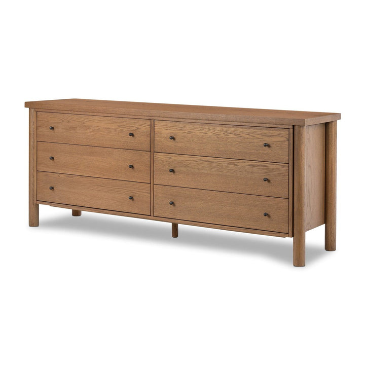 Donovan 6 Drawer Dresser - Amber Oak