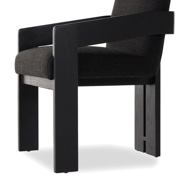 Trixie Dining Armchair - Gibson Black