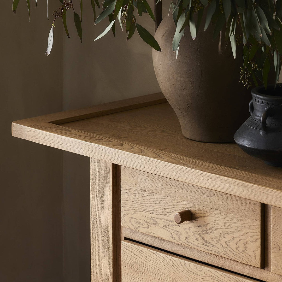 Milton Console Table - Natural Light Oak